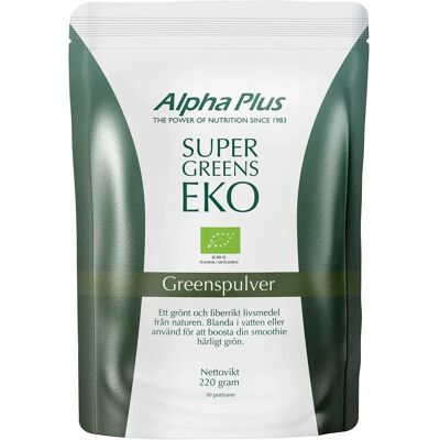 Alpha Plus Super Greens EKO 220 g Alpha Plus Super Greens EKO 220 g