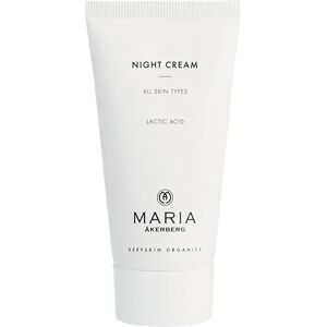 Maria Åkerberg Night Cream - Fuktighetsgivande och återfuktande nattkräm för normal till torr hud Maria Åkerberg Night Cream - Fuktighetsgivande och återfuktande nattkräm för normal till torr hud