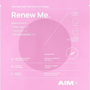 AIMX Renew Me Face Mask With Peptides And Collagen 25 ml AIMX Renew Me Face Mask With Peptides And Collagen 25 ml