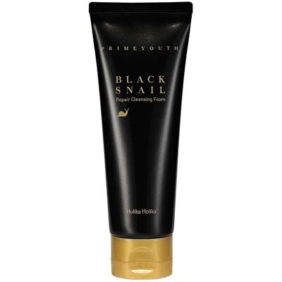 Holika Holika Prime Youth Black Snail Rengöringsmousse - Anti-aging, Känslig hud, 100ml Holika Holika Prime Youth Black Snail Rengöringsmousse - Anti-aging, Känslig hud, 100ml