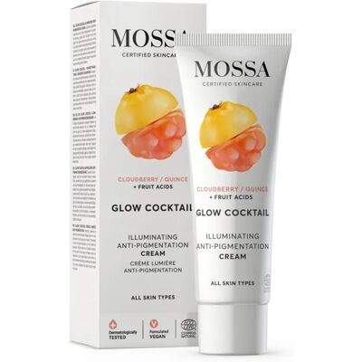 Mossa Glow Cocktail - Lysende Anti-pigmenteringskräm - 50ml Mossa Glow Cocktail - Lysende Anti-pigmenteringskräm - 50ml