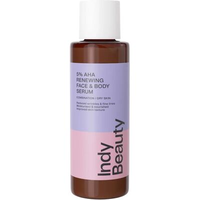 Indy Beauty AHA 5% Renewing Body Serum 100 ml Indy Beauty AHA 5% Renewing Body Serum 100 ml