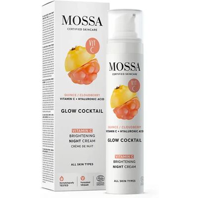 Mossa Glow Cocktail Vitamin C Brightening Night Cream 50ml Mossa Glow Cocktail Vitamin C Brightening Night Cream 50ml