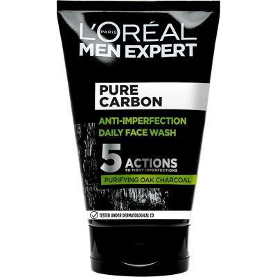 L'Oréal Paris Men Expert Pure Carbon Ansiktsrengöring - 100ml L'Oréal Paris Men Expert Pure Carbon Ansiktsrengöring - 100ml