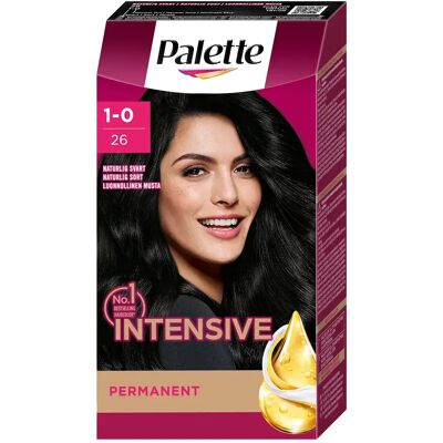Palette Intensive Creme Coloration 1-0 Naturlig Svart Palette Intensive Creme Coloration 1-0 Naturlig Svart