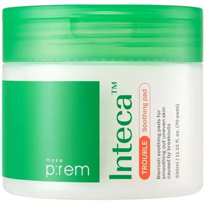 Makeprem Make Prem Inteca Trouble Soothing Pads 330 ml, 70 st Makeprem Make Prem Inteca Trouble Soothing Pads 330 ml, 70 st
