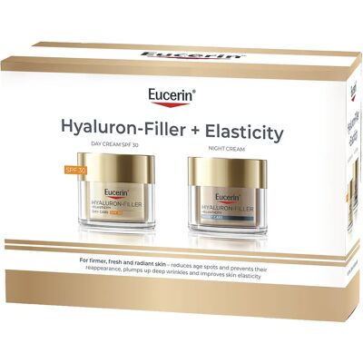 Eucerin Gift Set Hyaluron-Filler + Elasticity Day & Night Cream Eucerin Gift Set Hyaluron-Filler + Elasticity Day & Night Cream