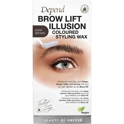 Depend Mörkbrun Ögonbryn Lifting Illusion Styling Vax - Ögonbryn Styling Vax Depend Mörkbrun Ögonbryn Lifting Illusion Styling Vax - Ögonbryn Styling Vax
