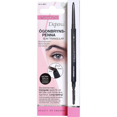 Depend Ögonbrynspenna Slim Triangel Mörkbrun Depend Ögonbrynspenna Slim Triangel Mörkbrun