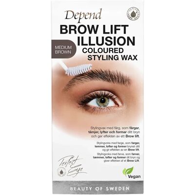 Depend Perfect Eye Brow Illusion Wax Medium Brown Depend Perfect Eye Brow Illusion Wax Medium Brown