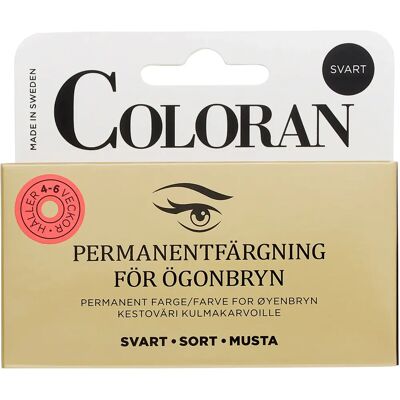 Coloran Svart - Ögonbryn-färg - Långvariga resultat Coloran Svart - Ögonbryn-färg - Långvariga resultat