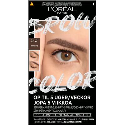 L'Oréal Paris Bryn Färg Sats - Halvpermanent - Brun - 30ml L'Oréal Paris Bryn Färg Sats - Halvpermanent - Brun - 30ml