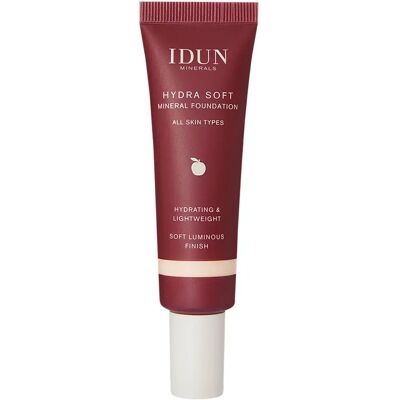IDUN Minerals Hydra Soft Mineral Foundation - Beige - Lätt, Fuktighetsgivande - Foundation IDUN Minerals Hydra Soft Mineral Foundation - Beige - Lätt, Fuktighetsgivande - Foundation