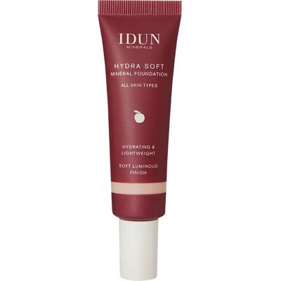 IDUN Minerals Hydra Soft Mineral Foundation - Beige - Signe - Mineral Foundation IDUN Minerals Hydra Soft Mineral Foundation - Beige - Signe - Mineral Foundation