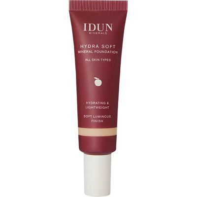 IDUN Minerals Hydra Soft Mineral Foundation - Beige - Mellan byggbar täckning - Naturligt utseende IDUN Minerals Hydra Soft Mineral Foundation - Beige - Mellan byggbar täckning - Naturligt utseende