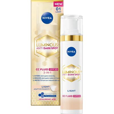NIVEA Lätt CC Cream - Anti Mörka Fläckar - SPF30 NIVEA Lätt CC Cream - Anti Mörka Fläckar - SPF30