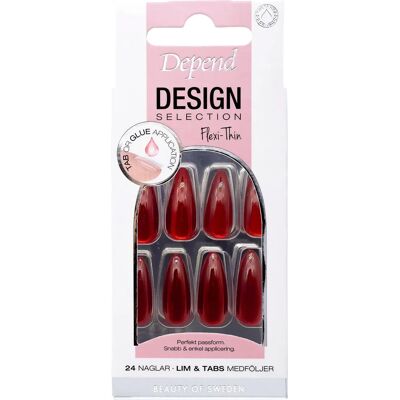 Depend Design Selection 24 st Ruby Red Almond Depend Design Selection 24 st Ruby Red Almond