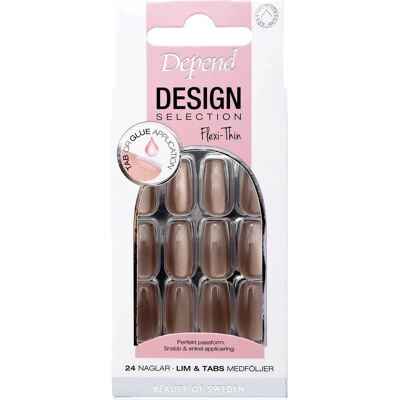 Depend Design Selection 24 st Royal Greige Short Coffin Depend Design Selection 24 st Royal Greige Short Coffin