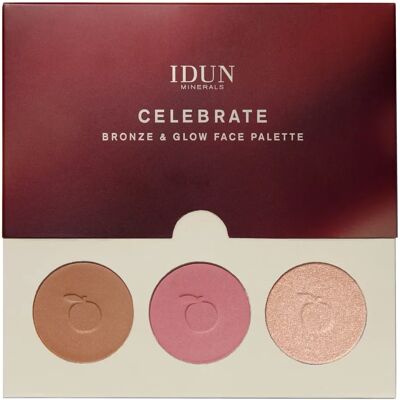 IDUN Minerals Celebrate Bronze & Glow Face Palette 7,6 g IDUN Minerals Celebrate Bronze & Glow Face Palette 7,6 g