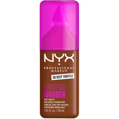NYX Professional Makeup Make Em Wonder Foundation 30 ml 38 Deep Truffle NYX Professional Makeup Make Em Wonder Foundation 30 ml 38 Deep Truffle