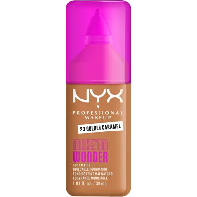 NYX Professional Makeup Make Em Wonder Foundation 30 ml 23 Golden Caramel NYX Professional Makeup Make Em Wonder Foundation 30 ml 23 Golden Caramel