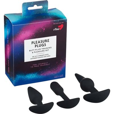 RFSU Pleasure Plugs Set - Vattentäta Silikon Anala Pluggar RFSU Pleasure Plugs Set - Vattentäta Silikon Anala Pluggar