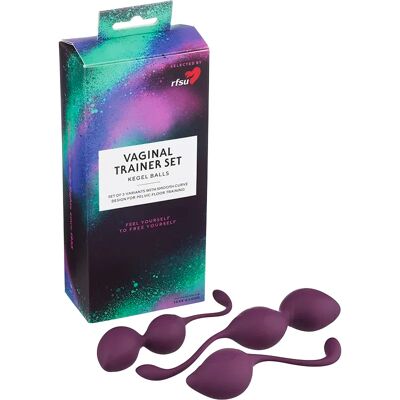 RFSU Vaginal Trainer Set - Träning av bäckenbotten - Lila RFSU Vaginal Trainer Set - Träning av bäckenbotten - Lila