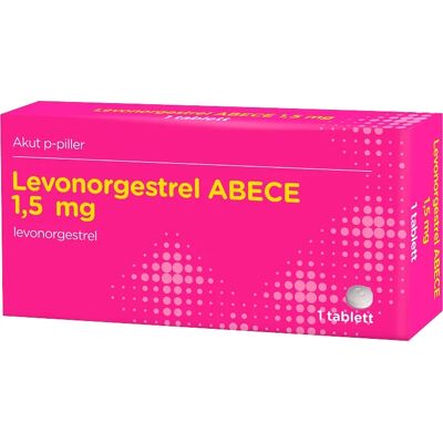 Levonorgestrel ABECE tablett 1,5 mg 1 st Levonorgestrel ABECE tablett 1,5 mg 1 st