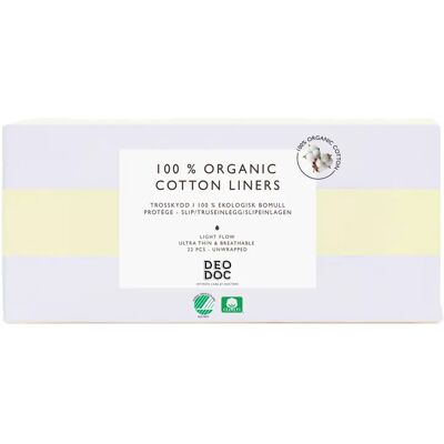 DeoDoc 100% Organic Cotton Liners 22 st DeoDoc 100% Organic Cotton Liners 22 st