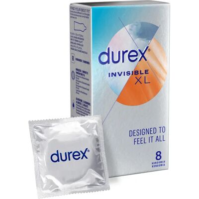 Durex Durex Invisible XL - Kondomer Durex Durex Invisible XL - Kondomer