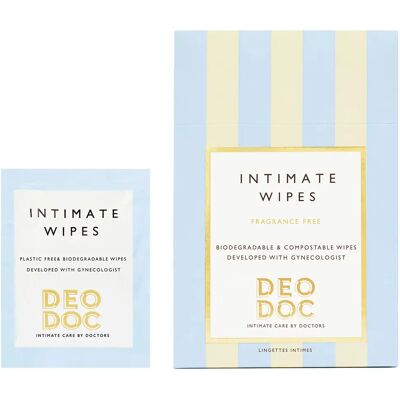 DeoDoc Intimate Wipes Fragrance free 10 st DeoDoc Intimate Wipes Fragrance free 10 st