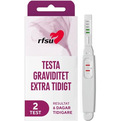 RFSU Early Tidigt Graviditestest 2-pack RFSU Early Tidigt Graviditestest 2-pack