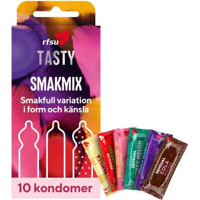 RFSU Tasty Aromkondomer, 10-pack - Kondomer med smaker RFSU Tasty Aromkondomer, 10-pack - Kondomer med smaker