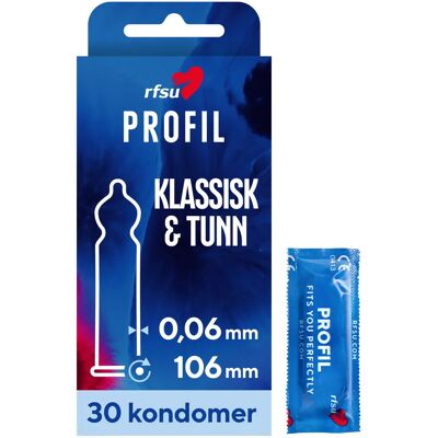 RFSU Profil 30-pack - Kondomer RFSU Profil 30-pack - Kondomer