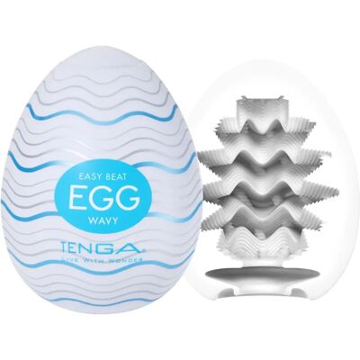 Tenga Egg WAVY Onanihjälpmedel för män Tenga Egg WAVY Onanihjälpmedel för män