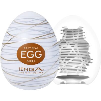 Tenga Egg Silky Onanihjälpmedel för män Tenga Egg Silky Onanihjälpmedel för män
