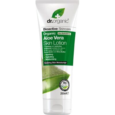 Dr Organic Aloe Vera Kroppslotion - Återfuktar och Lugnande Dr Organic Aloe Vera Kroppslotion - Återfuktar och Lugnande