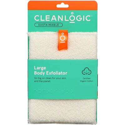 Cleanlogic Exfolierande Kroppsvamp - Stor, Ekologisk Bomull, Pack 1-6 Cleanlogic Exfolierande Kroppsvamp - Stor, Ekologisk Bomull, Pack 1-6