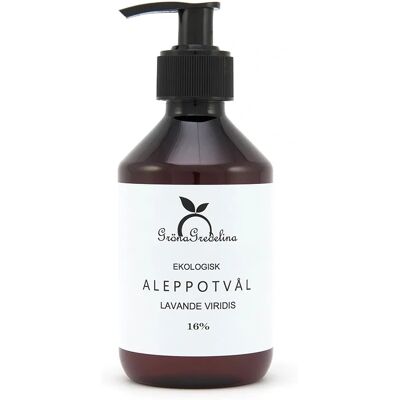 Gröna Gredelina Aleppotvål Flytande Lavande Viridis 250 ml Gröna Gredelina Aleppotvål Flytande Lavande Viridis 250 ml