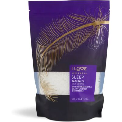 I LOVE Wellness Bath Salts Sleep Lavender & Chamomile 500 g I LOVE Wellness Bath Salts Sleep Lavender & Chamomile 500 g