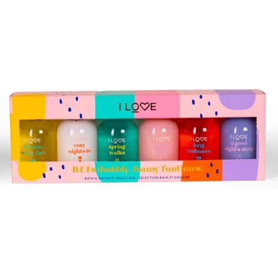 I Love B.F.Fs Bubbly Bath and Shower Collection - Body Wash Gift Set I Love B.F.Fs Bubbly Bath and Shower Collection - Body Wash Gift Set
