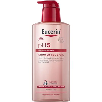 Eucerin pH5 Shower Gel & Oil 400 ml Eucerin pH5 Shower Gel & Oil 400 ml