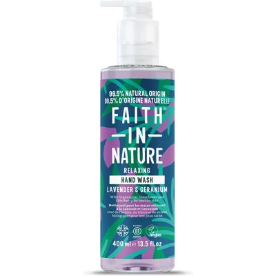Faith in Nature Hand Wash Lavender & Geranium 400 ml Faith in Nature Hand Wash Lavender & Geranium 400 ml