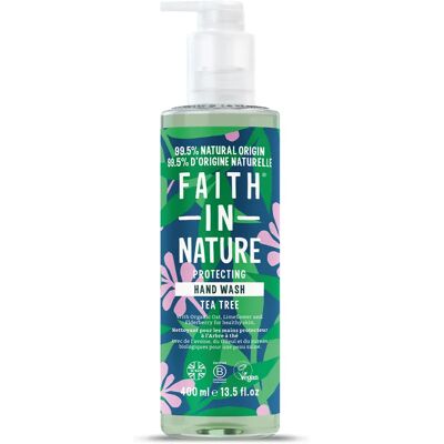 Faith in Nature Hand Wash-Tea Tree 400ml Faith in Nature Hand Wash-Tea Tree 400ml