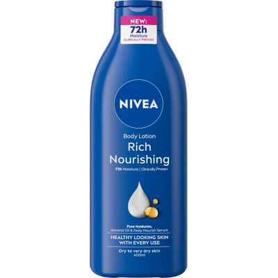 NIVEA 400ml Rik Närande Kroppsmjölk - Fuktgivande NIVEA 400ml Rik Närande Kroppsmjölk - Fuktgivande