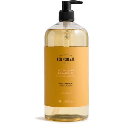 Fer a Cheval Fer à Cheval Flytande Tvål Honey & Almond 1000 ml Fer a Cheval Fer à Cheval Flytande Tvål Honey & Almond 1000 ml