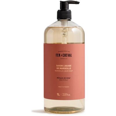 Fer a Cheval Fer à Cheval Flytande Tvål Rose Petals 1000 ml Fer a Cheval Fer à Cheval Flytande Tvål Rose Petals 1000 ml