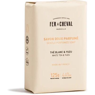 Fer a Cheval Fer à Cheval Fast Tvål White Tea & Yuzu 125 g Fer a Cheval Fer à Cheval Fast Tvål White Tea & Yuzu 125 g