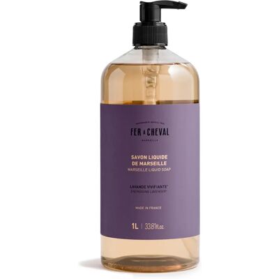 Fer a Cheval Fer à Cheval Flytande Tvål Energising Lavender 1000 ml Fer a Cheval Fer à Cheval Flytande Tvål Energising Lavender 1000 ml