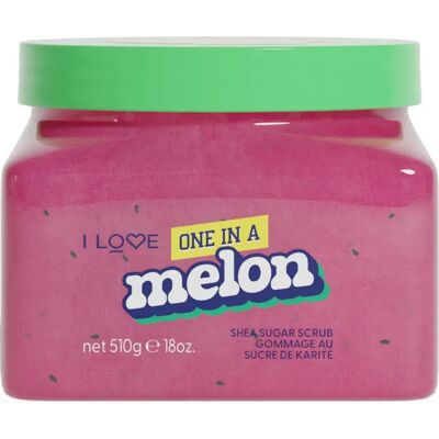I LOVE One In A Melon Shea Sugar Scrub 510 g I LOVE One In A Melon Shea Sugar Scrub 510 g
